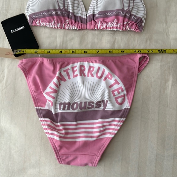 Moussy tropical print bikini swimsuit swimwear size small - Picture 2 of 3